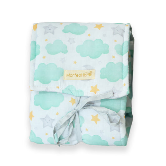 Cambiador portátil de bebés MorfeoHome - Nubes