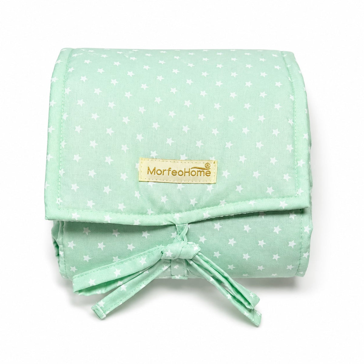 CAMBIADOR PORTÁTIL DE BEBÉS MORFEOHOME – VERDE DE ESTRELLAS