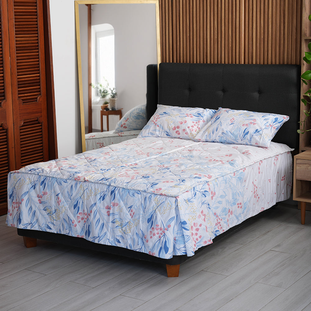 CUBRECAMA FREECOVER (NATURALEZA) 100% ALGODÓN PERUANO 200H