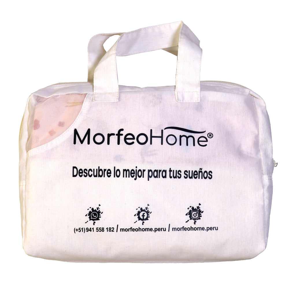 SET DE SÁBANAS SAFARI 100% ALGODÓN PIMA CON BAJERA ESTAMPADA