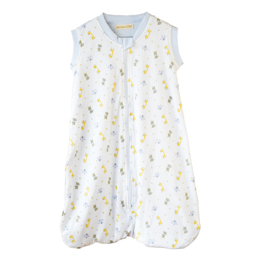 SAQUITO DE DORMIR CERRADO MORFEOHOME PARA PRIMAVERA - VERANO  (TALLA S) – CELESTE DE JIRAFAS