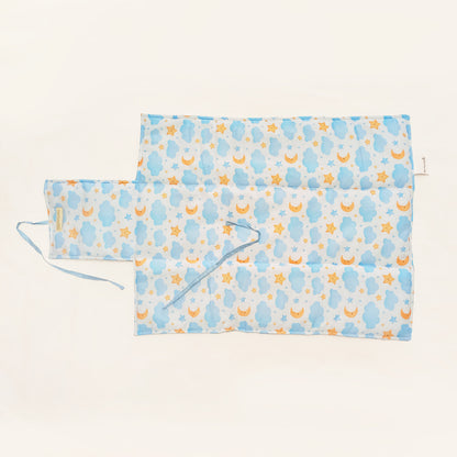 CAMBIADOR PORTÁTIL DE BEBÉS MORFEOHOME – NUBES CELESTES